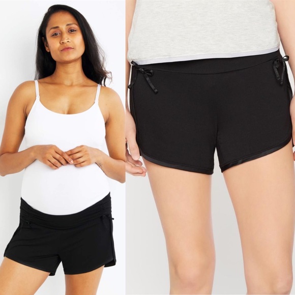 A Pea in the Pod Other - A Pea in The Pod Maternity Ruched Sleep Shorts